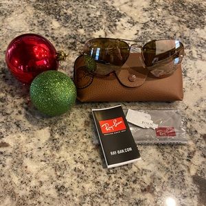 LNWT Ray-Ban Highstreet Aviator Mirror Sunglasses